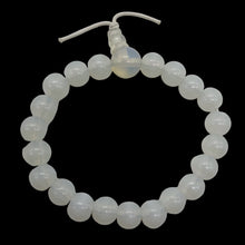 Load image into Gallery viewer, Opalite (Opalized Glass) 8mm Beads | 6 to 7 Inch | White Opalescent | 21 Beads |