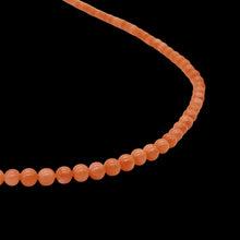 Load image into Gallery viewer, AAA+ Natural Deep Salmon Coral 2mm-3mm Bead 9 inch Strand 2615HS