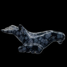 Load image into Gallery viewer, Hand-Carved Posed Seal | 55x25x15mm | Black White | 1 Figurine |