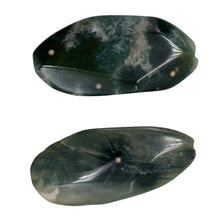 Load image into Gallery viewer, Ocean Jasper Old Stock Long Oval Beads| 45x22x6 to38x20x7mm|Green, Pink| 2 Beads