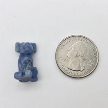 Load image into Gallery viewer, Faithful 2 Sodalite Hand Carved Dog Beads | 20x12x10mm | Blue/Grey - PremiumBead Alternate Image 4