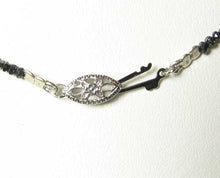 Load image into Gallery viewer, 19.52cts Natural Black Diamond 18 inch Necklace 14K 10619 - PremiumBead Alternate Image 3