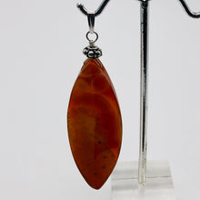 Load image into Gallery viewer, Sardonyx Sterling Silver Marquis Briolette Pendant | 2 3/4" Long | Red | 1 ea |