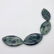 Load image into Gallery viewer, 1 Swirling Nebula Exotic Green Kambaba Jasper 66x34mm Pendant Marquis 8716A - PremiumBead Primary Image 1