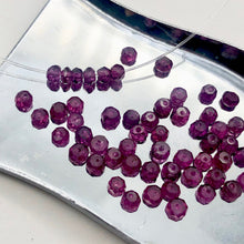 Load image into Gallery viewer, 3 Merlot Mozambique Garnet Faceted Roundel Beads 7659 - PremiumBead Alternate Image 3