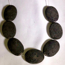 Load image into Gallery viewer, 2 Dawn of Creation Lava Oval Pendant 24x18x12mm Beads 8265 - PremiumBead Alternate Image 2