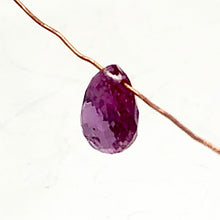 Load image into Gallery viewer, AAA Natural Brilliant Pink Sapphire Briolette Bead | 6.5x4mm | .72ct | Pink|