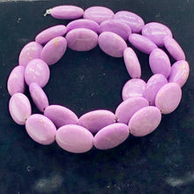 Load image into Gallery viewer, Phosphosiderite 16" Strand Oval Beads | 14x10 mm | Lavender | 30 Beads |