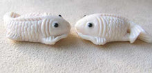 Load image into Gallery viewer, Swim Carved Koi Fish Carp Waterbuffalo Bone Bead 004116A | 33x19x9mm | Bone - PremiumBead Alternate Image 2