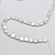 Load image into Gallery viewer, Four Beautiful White 11x11x4mm Square Coin FW Pearls - PremiumBead Alternate Image 7