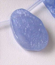 Load image into Gallery viewer, Druzy Blue Chalcedony Briolette Bead Strand 109392G - PremiumBead Alternate Image 4