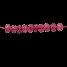 Load image into Gallery viewer, Premium Natural Red Spinel Faceted Roundel Beads | 3mm | 10 Beads |