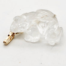 Load image into Gallery viewer, Quartz Frog Pendant Necklace | Semi Precious Stone Jewelry | 14k Pendant