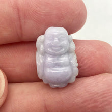 Load image into Gallery viewer, 26cts Hand Carved Buddha Lavender Jade Pendant Bead | 21x14x9.5mm | Lavender - PremiumBead Alternate Image 2