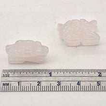 Load image into Gallery viewer, Powerful 2 Carved Rose Quartz Winged Dragon Beads | 21x14x9mm | Pink