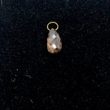 Load image into Gallery viewer, 0.79cts Champagne Diamond 18K Briolette Pendant 10359E - PremiumBead Alternate Image 6
