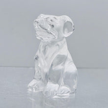 Load image into Gallery viewer, Quartz Hound Puppy Dog Carving | 40x32x22mm | Clear | 1 Figurine |