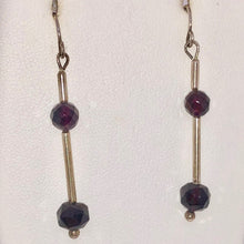 Load image into Gallery viewer, Sparkling Garnet & Sterling Silver Earrings 6425 - PremiumBead Alternate Image 3