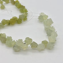 Load image into Gallery viewer, 5 Elegant Carved Green Jade Rose Flower Button Beads 10784B | 10x11mm | Light Green - PremiumBead Alternate Image 5