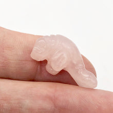 Load image into Gallery viewer, Grace 2 Carved Icy Rose Quartz Manatee Beads | 21x11x9mm | Pink - PremiumBead Alternate Image 2
