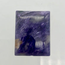Load image into Gallery viewer, 47cts of Rare Rectangular Pillow Charoite Bead | 1 Beads | 26x21x9mm | - PremiumBead Alternate Image 4