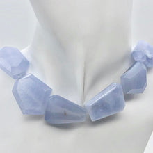 Load image into Gallery viewer, 565cts Druzy Blue Chalcedony Faceted Bead 16" Strand - PremiumBead Primary Image 1