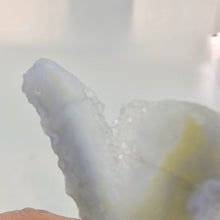 Load image into Gallery viewer, 80cts Blue Chalcedony Pendant Bead Pocket Druzy 9852N - PremiumBead Alternate Image 5