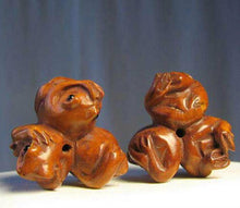 Load image into Gallery viewer, No Evil Carved Signed Froggie Toad Ojime/Netsuke Bead - PremiumBead Alternate Image 2