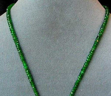 Load image into Gallery viewer, Radiant Green Tsavorite Garnet Faceted Graduated Bead Strand| 17 inches| 64.5ct|