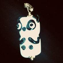 Load image into Gallery viewer, Lampwork Glass Panda 14K Gold Filled Pendant | 1 1/4" Long | White/Black | 1 |
