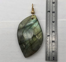 Load image into Gallery viewer, Labradorite 14K Gold Filled Drop Pendant | 1 3/8" Long | Blue Green |