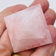 Load image into Gallery viewer, Rose Quartz Double Pyramid | 54x56mm | Pink | 1 Display Specimen
