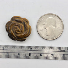 Load image into Gallery viewer, Bloomer 2 Carved Tigereye Rose Flower Beads | 21x7mm | Golden | 9290TE - PremiumBead Alternate Image 3