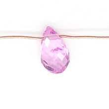 Load image into Gallery viewer, AAA Natural Brilliant Pink Sapphire .25cts Briolette Bead | 1 Bead |