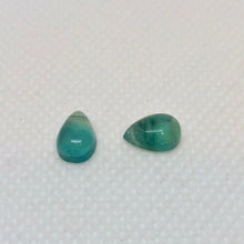Load image into Gallery viewer, Rare 2 Seafoam Fluorite Pear Briolette Beads 9989 - PremiumBead Alternate Image 3