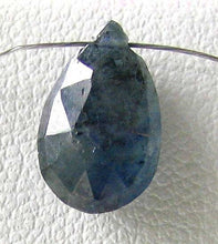 Load image into Gallery viewer, Rare Kitten Blue/Grey Sapphire Faceted Briolette Bead 6930 - PremiumBead Alternate Image 2