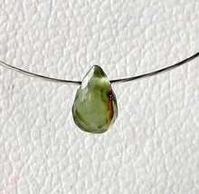 Load image into Gallery viewer, 1 Natural Green Zircon Faceted Briolette Bead 006938 - PremiumBead Primary Image 1