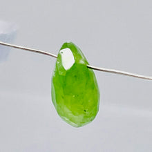 Load image into Gallery viewer, Garnet Grossular Flat Faceted Briolette Pendant Bead | 8x6x4mm(2.4ct) |Green | 1