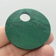 Load image into Gallery viewer, Green African Jade 50mm Pi Circle Pendant Bead - PremiumBead Alternate Image 5