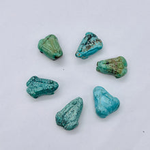 Load image into Gallery viewer, Turquoise Carved Frog Fetish Totem Bead | 1 Bead |