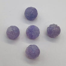 Load image into Gallery viewer, Jade AAA Carved Round Bead | 12mm | Lavender | 1 Bead