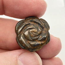 Load image into Gallery viewer, Bloomer 2 Carved Tigereye Rose Flower Beads | 21x7mm | Golden | 9290TE - PremiumBead Alternate Image 6