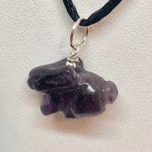 Load image into Gallery viewer, Hop! Amethyst Bunny Rabbit Solid Sterling Silver Pendant 509255AMS - PremiumBead Alternate Image 5