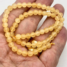 Load image into Gallery viewer, Calcite Round Bead Strand | 6mm | Yellow | 65 Bead(s) |