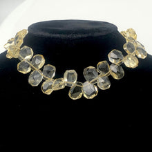 Load image into Gallery viewer, Citrine Faceted Briolette Bead Strand | 12x11 to 16x11x7mm | Golden | 86g |
