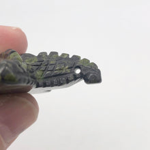 Load image into Gallery viewer, Peridot Jasper Hand Carved Starfish Pendant Bead | 58x57x12mm | Green/Grey - PremiumBead Alternate Image 9