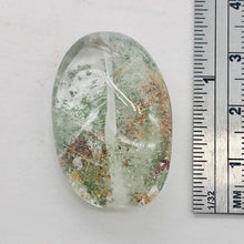 Load image into Gallery viewer, Lodalite Quartz Oval Pendant Figurine Bead | Clear Included|1 Bead| 32x22x13 mm|