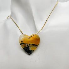 Load image into Gallery viewer, Limbcast Agate Heart Bead | 29x30x3mm | Yellow/Green/Clear | Heart | 1 Bead | - PremiumBead Alternate Image 5