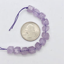 Load image into Gallery viewer, Natural Lilac Amethyst Faceted Squarish Beads | 9x8mm | 4 Beads | 1329 - PremiumBead Alternate Image 5