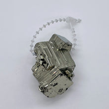 Load image into Gallery viewer, Pyrite Free Form Pendant Bead | 36x24x19 mm | Gold | 1 Bead |